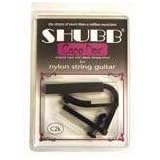 SHUBB CAPO Capo noir black chrome finish nylon string guitar