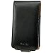 Black Leather Flip Open Executive Case for Samsung Blackjack 2 II i617 Cell Phone