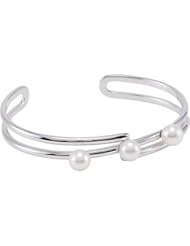 Freshwater Cultured Pearl Cuff Bracelet Sterling Silver 68631