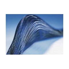 HellermannTyton Polyester-Geflechtschlauch HLB15-PET-BK