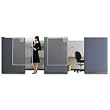 Quartet Premium Workstation Privacy Screen, 48 x 36 Inches, Aluminum Frame (WPS1000)
