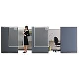 Quartet Premium Workstation Privacy Screen, 48 x 36 Inches, Aluminum Frame (WPS1000)