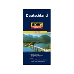 ADAC L�nderkarte Deutschland in H�lle 1:650.000: ReiseInfo & Register: Fernstra�enkarte, Reiseservice, Reisef�hrer, Ortsregister. Karte: ... sch�ne Strecken, Natur- und Nationalparks
