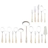 Sterlingcraft 72 Pc Gold Trim Flatware Set