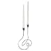 Black+Blum Loop 28 by 20 by 13-Inch Candle Holder, Satin Steel