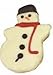 Snowman Marshmallow Crispy Treat - 1 Treat