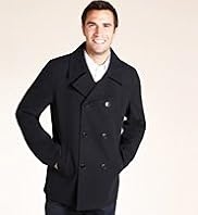 Big & Tall Double Breasted Pea Coat