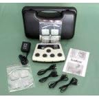 ElectroMassage System Electro Massage Electronic Muscle Massager & Personal Toning, Fitness System with Battery Operated Option