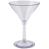 Cambro BWM10CW Clear Aliso Martini Glass, 10.5 Ounces (11-0924) Category: Plastic Cups