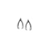 Boma Sterling Silver Wishbone Stud Earrings