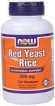 NOW ORGANIC RED YEAST RICE EXTRACT 600 MG - 120 Vegicaps