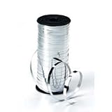 Metallic Curling Ribbon 5mm X 91m - Silver (SW0020S)