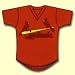 St. Louis Cardinals Youth Replica Pullover Jersey By Majestic Athletic Size Medium