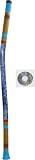Didgeridoo Store Decorative Didgeridoo Package, Blue Lagoon 1.5 Inch