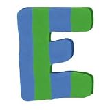 Wooden Letter - E - Bright