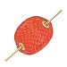 Colette Malouf Cobra Skin Pony Cuff - Orange