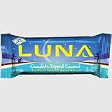 Luna Bar Chocolate Dipped Coconut, 25.4-Ounce, 15-Bars