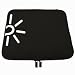 Pedea Sun Laptop Sleeve -33,8 cm (13,3 Zoll), schwarz