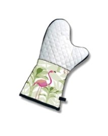 Two Dogs Designs 00811 100-Percent-Cotton Barbecue Mitt, Flamingo