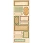 K&Company Ancestry Embossed Stickers, Labels
