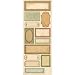 K&Company Ancestry Embossed Stickers, Labels