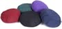 YogaAccessories (TM) Round Zafu Meditation Cushion (with Buckwheat Hulls) - Blue