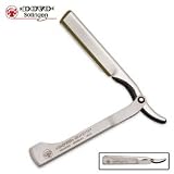 Dovo Silver Handle Shavette Straight Razor Style Shaver