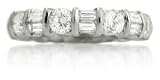 Diamond & Platinum Eternity Wedding Band Ring (2.91ct)