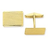 14k Cuff Links - JewelryWeb