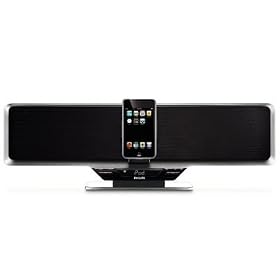 Philips DC910 37 Shelf Bar 30-Watt Audio System with iPod Dock (Black) by Philips