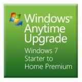 New Microsoft Windows 7 WAU Starter to Home Premium 64-bit Upgrade 1 PC St