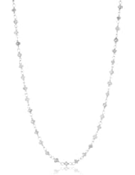 Sethi Couture Gray Diamond 24" Wire Wrap Chain