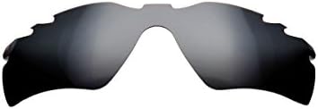 Customatic Optics Men's Polarized Replacement Lenses for Oakley Radar Path Vented sunglasses Platinum Grey