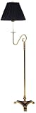 Barrett Antique Brass Swing Arm Bridge Floor Lamp
