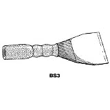 Bent Scraper with Pole Socket, 3 by Allway Tool