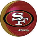 San Francisco 49ers 9 Dinner Plates 8 count