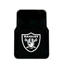 2 Universal Front Floor Mats NFL Oakland Raiders