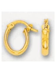 14KT Yellow Gold Childrens Earrings - Hoops