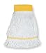 Tough Guy 1TYK8 Wet Mop, Small, White, Looped End