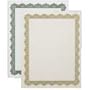 Geographics Blank Award Parchment Certificate,8.5" x 11" - Inkjet, Laser Compatible - Gold with Gold