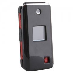 Solid Black Protective Shield with Swivel Belt Clip for Pantech C610