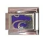 Kansas State Wildcats Italian Style Charm-Glitter