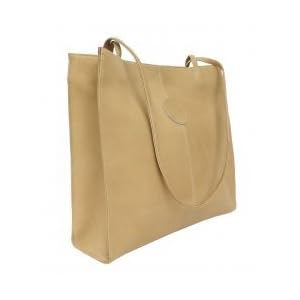 Buy Leather Market Tote Bags - Medium - Sand - by Piel Leather - 2344SND (Sand) (12H x 13W x 4D) by Piel Leather, Inc