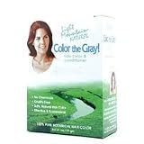 Color The Gray Black 7 oz Powder by Light Mountain Natural / 7 Oz.