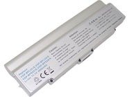 Sony Vaio SR VX & VGP-BPL2 VGP-BPL2C VGP-BPS2A VGP-BPS2C Laptop Battery Extended Run - Silver On Sale