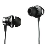 『日立マクセル カナルタイプヘッドホン オーバル型ポート及び抗菌イヤピース採用 本体色 ブラック HP-CN40-BK』の写真