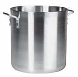 Stock Pot, 32 Qt. Without Cover, 13-3/4 Diam. X 12-7/16 D, Heavy Weight, Red Label, Professional Premium Series, 3004 Aluminum Alloy, 2 Gauge, Nsf