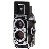 Minox DCC Rolleiflex AF 5.0 Miniature Digital Camera, 5.0 Megapixel, 4.9mm Focal Length, 1.1" TFT LCD Screen, Classic Black