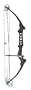 Genesis Pro Bow Left Handed Black Bow Only Higher Draw Weight Larger Centershot Clearance Area