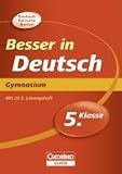 Produkt-Bild: Besser in der Sekundarstufe I. Deutsch 5. Schuljahr. Gymnasium: &Uuml;bungsbuch mit separatem L&ouml;sungsheft (20 S.)